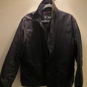 Barbour Unisex Black Military Field Jacket